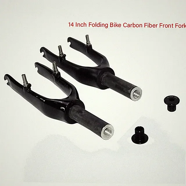 14er 3K Full Carbon Fibre Hard Forks V / C Brake Children Bicycle Front Fork