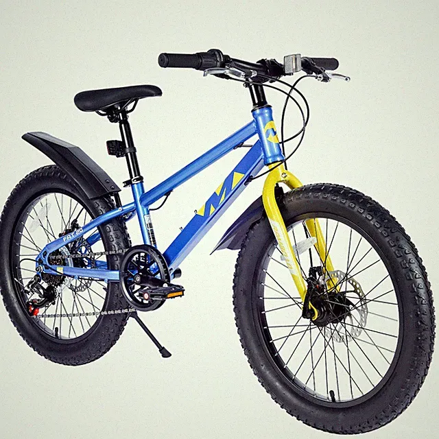 20 Inch Kids Bicycles Fat Tire Mountain Bike for Age 5 + Years Dual-Disc Brake