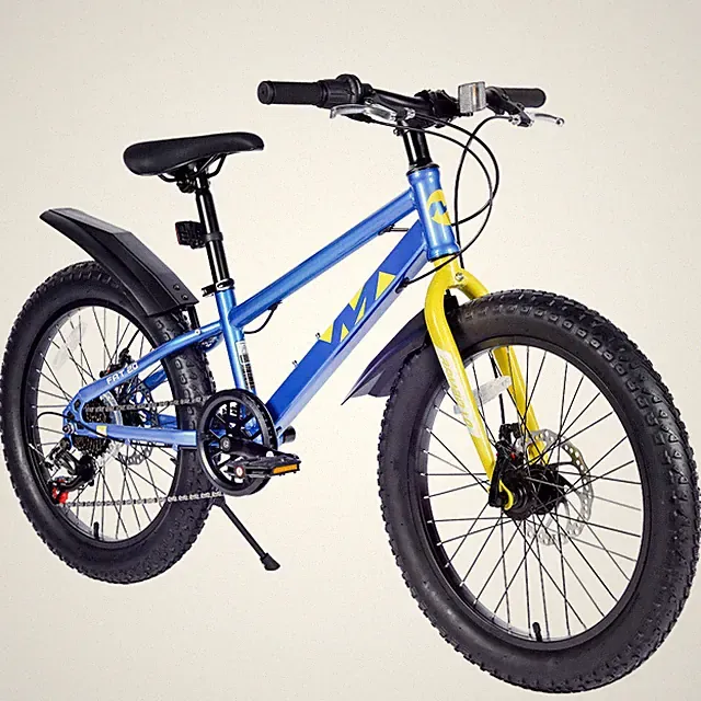 20" Kids Fat Tire Mountain Bike 7-Speed Disc Brake for Boys Girls Age 5+
