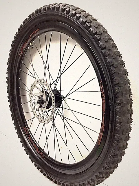 24" Bicycle Front Disc Wheel with 2.30" Tire Junior Mountain Bike #D35