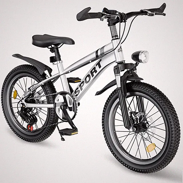 24 Inch Kids Mountain Bike for Boys & Girls Ages 7-12 Dual Disc Brakes LED Light