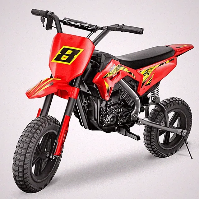 24V Kids Electric Dirt Bike Ride on Motorcycle 12mph Pneumatic Tires+Drum Brakes