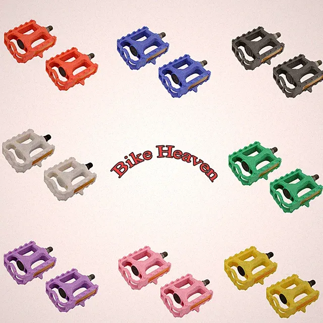 ALTA Bicycle Pedals 1/2 inch For 1 Piece Crank BMX Kids Cruiser Electric Bikes