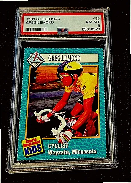 Greg LeMond ROOKIE Sports Illustrated for Kids SI USA Tour De France Rare PSA 8