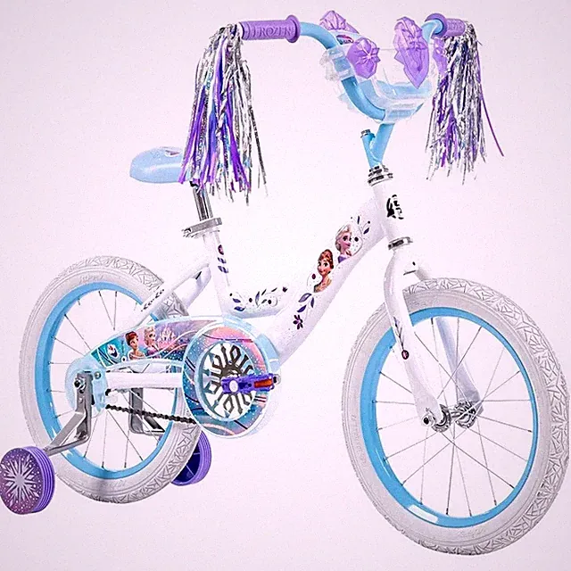 HUFFY FROZEN 16 KIDS' BIKE IN WHITE: PERFECT FOR YOUR LITTLE ONES - WHITE