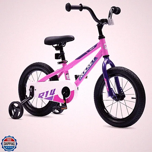 Kids Bike 12 14 16 18 Inch Bicycle with Training Wheels Beginners Boys Girls...