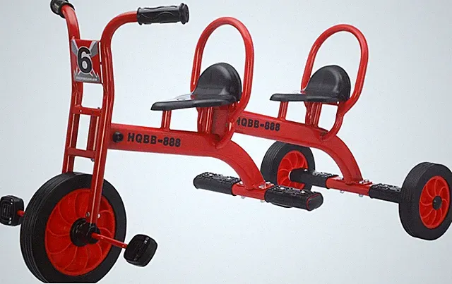 Kids Tricycle for Ages 3-8, Double Kids Trike Bike, Preschool Daycare Outdoor Ta
