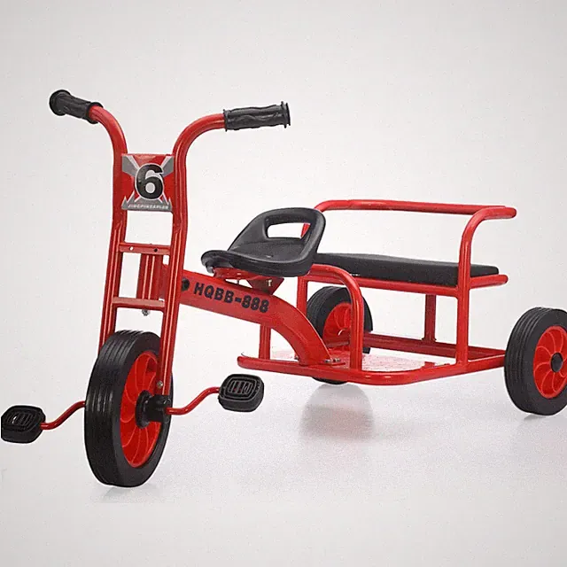 Kids Tricycle for Riders Ages 3-5 Preschool Playground Large, Red5107