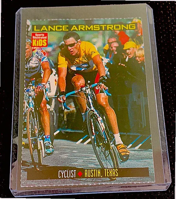 LANCE ARMSTRONG RARE 1999 SI For Kids Tour De France Cycling Legend Sm Crease