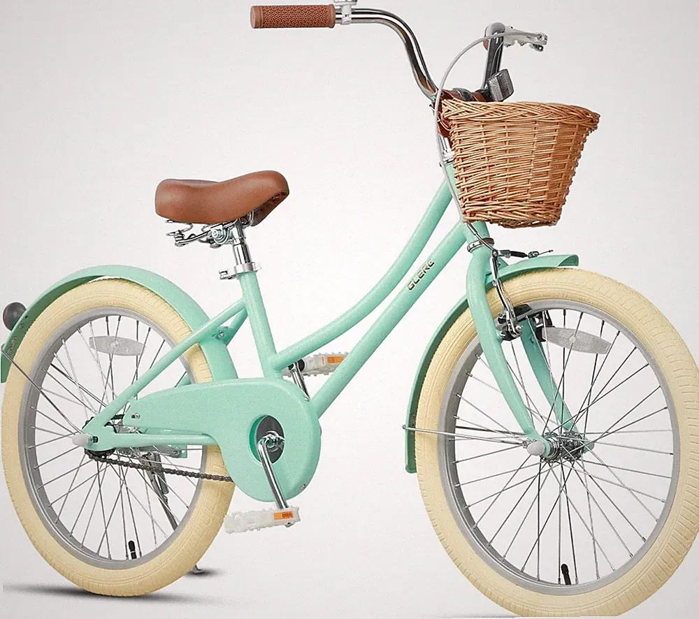 Little Molly 12-20 inch Kids Retro Cruiser Bike for 2-13 Year Old with Basket
