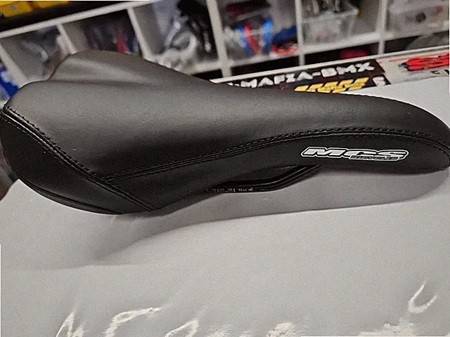 MCS EXPERT SADDLE RAILED BMX BIKE SEAT BLACK FIT SE GT DK HARO JMC GJS RACE New