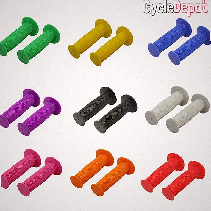 Mushroom Bicycle Handlebar GRIPS Lowrider Cruiser Kids Bike pair ALL COLORS