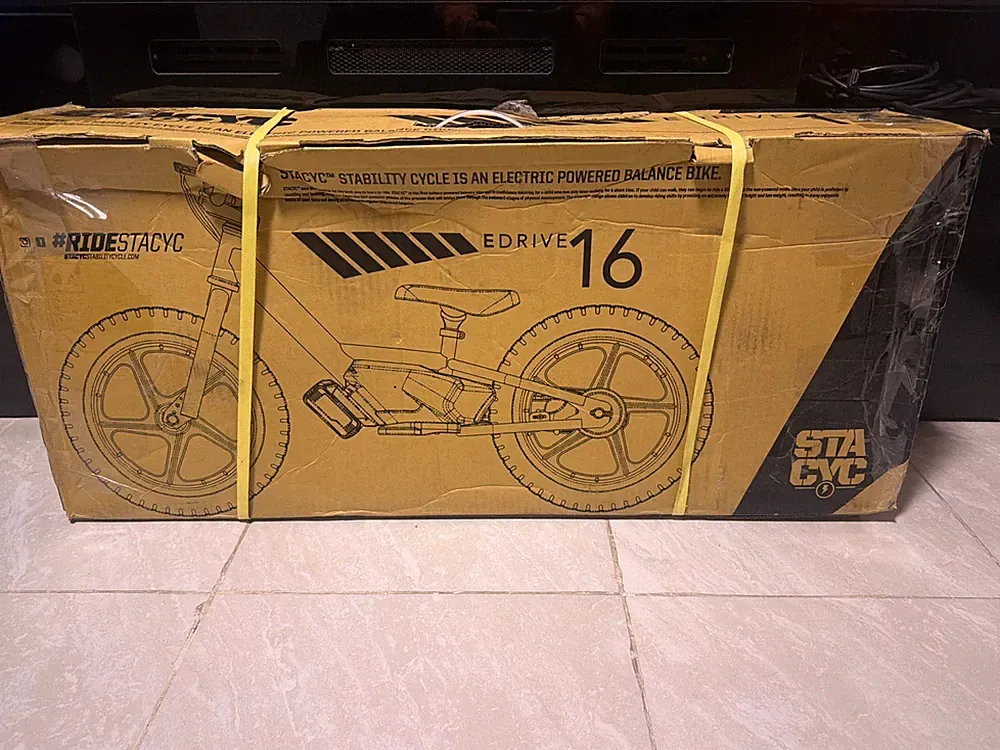 STACYC Brushless 16eDRIVE Electric Balance Bike for Kids Ages 5-7 Years Old