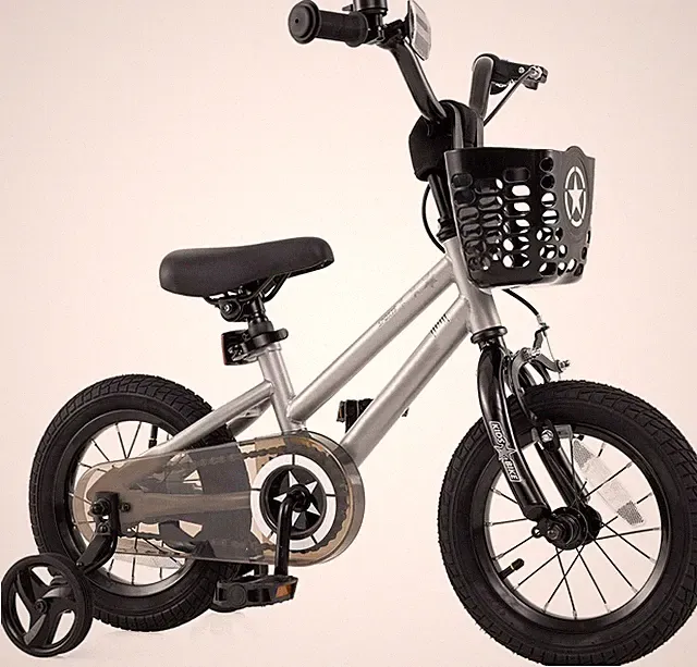 Starry Kids Bike, 12 14 16 18 Inch Bicycle with Training Wheels, Storage Basket