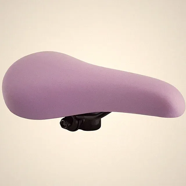 Sunlite MX Juvenile Purple Steel Rail Padded BMX Bike Saddle for Kids